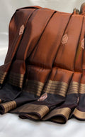 Kanchi Pattu Saree Brown and Snuff colour