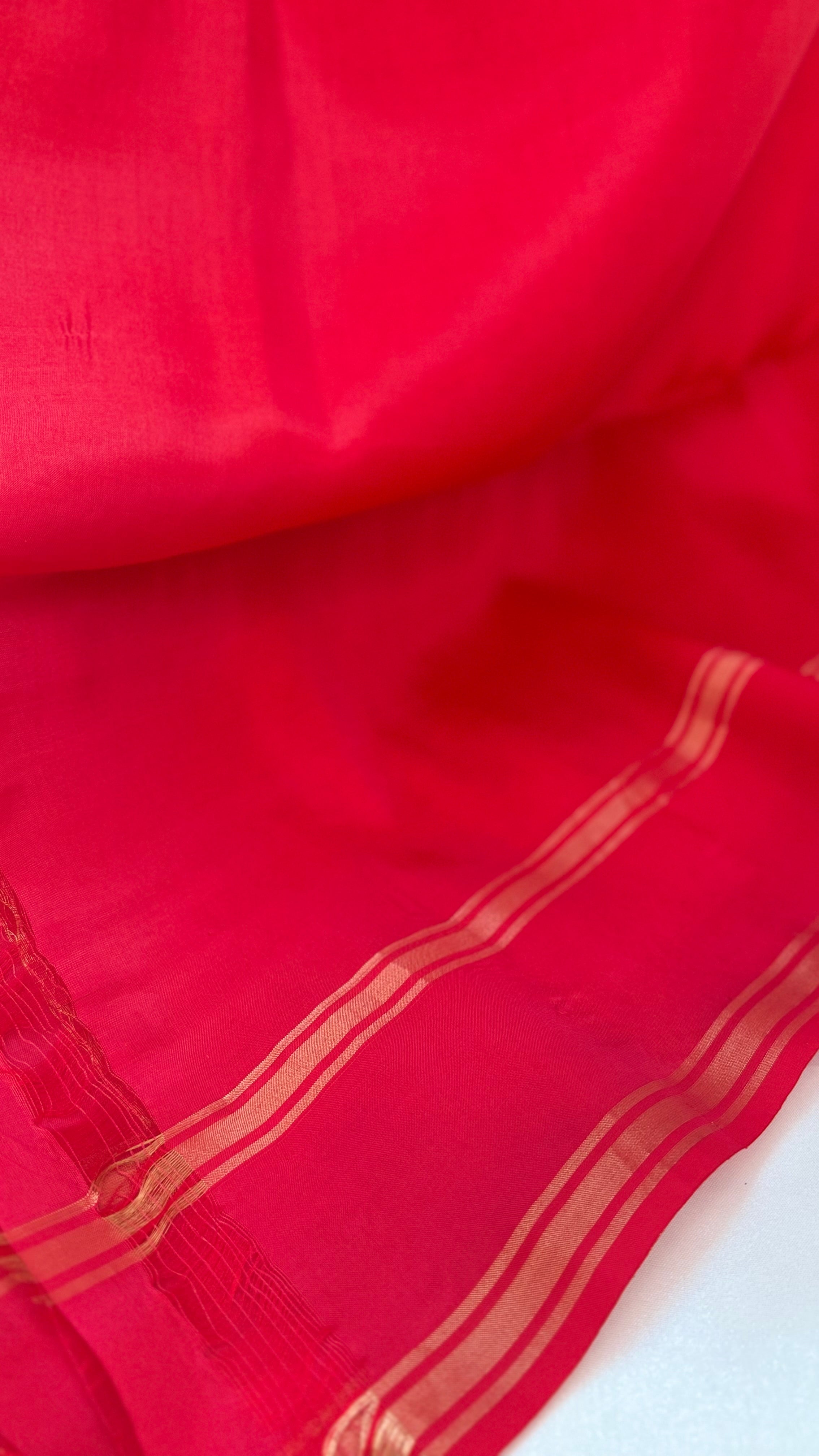 Kanchi Pattu Saree in Pretty Red