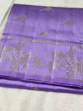 Lavender Purple Katan Pattu Saree